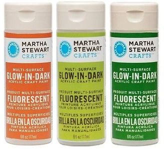Martha Stewart Acrylic Glow In The Dark Paint Craft Select Your Color