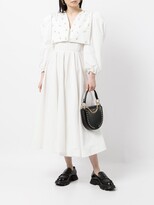 Thumbnail for your product : ANOUKI Puff Sleeve White Dress