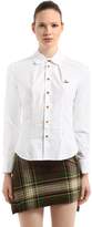 Vivienne Westwood Logo Detail Cotton Poplin Shirt