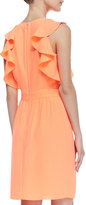 Thumbnail for your product : Shoshanna Sleeveless Ruffle-Detail Dress