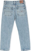 Thumbnail for your product : Tommy Hilfiger Junior Embroidered-Logo Denim Jeans