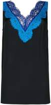 Thumbnail for your product : Emilio Pucci lace insert sleeveless blouse