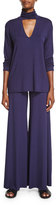 Thumbnail for your product : Rachel Pally Wide-Leg Jersey Trousers, Nightfall