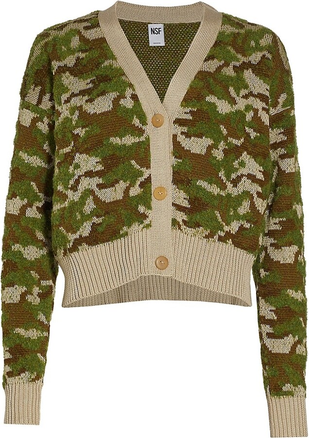 Camo Cardigan | Shop The Largest Collection | ShopStyle