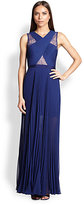 Thumbnail for your product : BCBGMAXAZRIA Pleated Sleeveless Gown