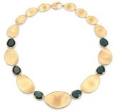 Thumbnail for your product : Marco Bicego Lunaria Unico Green Tourmaline & 18K Yellow Gold Collar Necklace