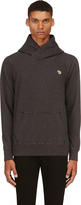 Thumbnail for your product : Paul Smith Charcoal Zebra Appliqué Hoodie