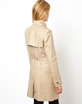 Thumbnail for your product : ASOS Premium Mac With Panel Detail