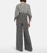 Thumbnail for your product : Max Mara Printed wide-leg silk jumpsuit