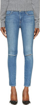Thumbnail for your product : Frame Denim 31529 Frame Denim Blue Paloma Wash The High Skinny Jeans