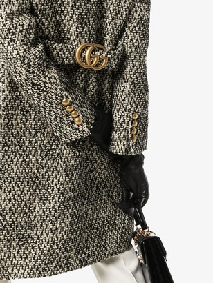 Gucci single-breasted Double G coat