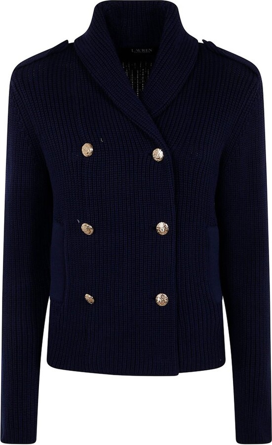 Lauren Ralph Lauren Double Breasted Knitted Cardigan