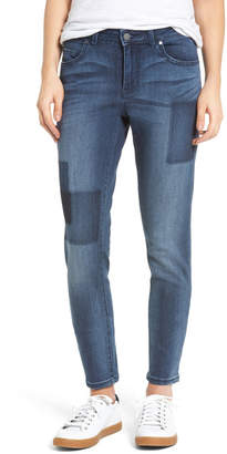 Caslon Patchwork Skinny Jeans
