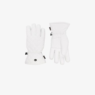 Goldbergh White Nishi Quilted Ski Gloves