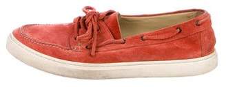 Hermes Suede Boat Shoes