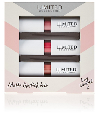 Limited Edition Trio of Matte Lipstick