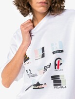 Thumbnail for your product : Prada Multicolour Print Short Sleeve T-Shirt