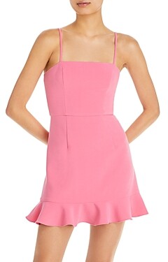 french connection whisper ruffle hem