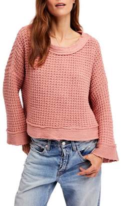 Free People Maybe Baby Bell Sleeve Sweater