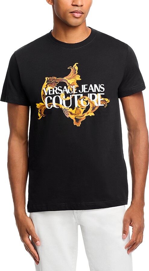Versace Jeans Couture Cotton Jersey Graphic Tee