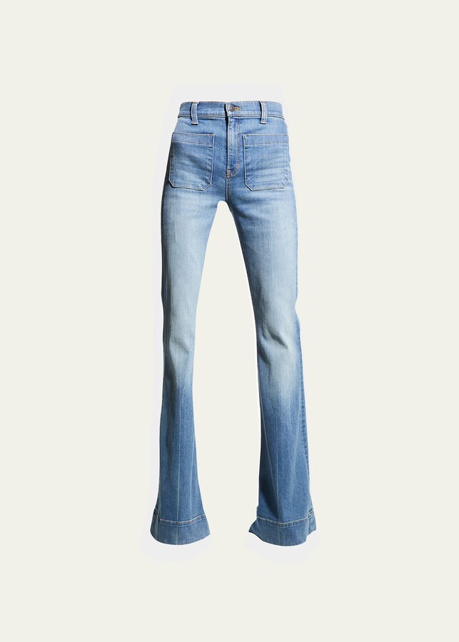 Veronica Beard Jeans Sheridan Bell-Bottom Jeans - ShopStyle