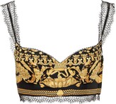 Baroque Pattern Cropped Top 