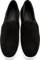 Thumbnail for your product : Rag and Bone 3856 Rag & Bone Black Kent Slip-On Shoes