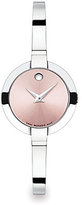 Thumbnail for your product : Movado Bela Stainless Steel Bangle Bracelet Watch/Pink