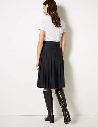 Marks and Spencer Pleated Midi Skirt