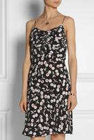Thumbnail for your product : Nina Ricci Cherry-print silk dress