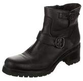Thumbnail for your product : Santoni Leather Ankle Boots Black Leather Ankle Boots