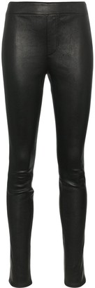 Helmut Leather Leggings | Shop the world's largest collection of fashion |  ShopStyle