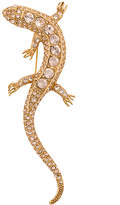 Oscar de la Renta Lizard brooch 