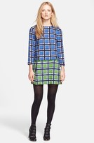 Thumbnail for your product : Marc by Marc Jacobs 'Toto' Plaid Crepe Dress