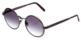 Morgenthal Frederics Tinted Round Sunglasses