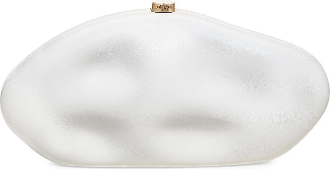 Cult Gaia Women's Leather Caldera Clutch - Sand