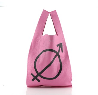 Balenciaga Supermarket Shopper Bag Printed Leather Small - ShopStyle