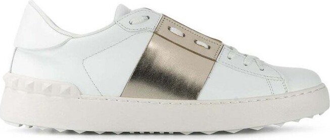 Valentino Women's Gold Sneakers & Athletic Shoes | ShopStyle