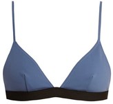 Thumbnail for your product : Rochelle Sara The Garine Triangle Bikini Top - Blue