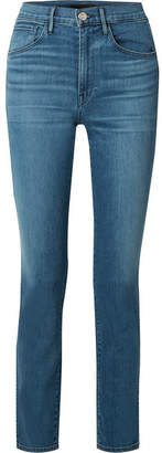 3x1 W3 High-rise Straight-leg Jeans - Mid denim