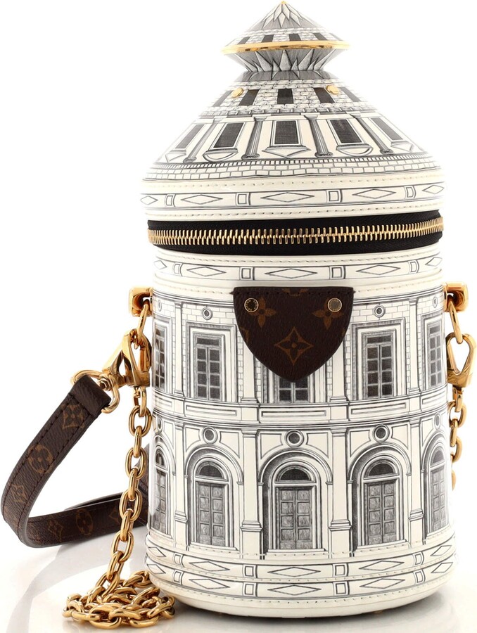 Louis Vuitton Cannes Vase Handbag Limited Edition Fornasetti Architettura  Print Leather and Monogram Canvas - ShopStyle Shoulder Bags