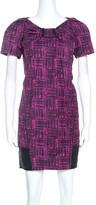 Thumbnail for your product : Marc by Marc Jacobs Magenta Printed Cotton Blend Canvas Dress S