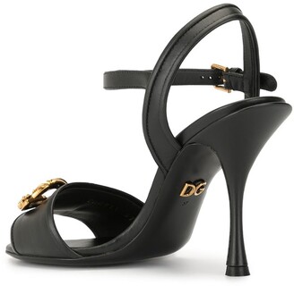 Dolce & Gabbana Amore 95mm pearl-embellished sandals