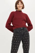 Thumbnail for your product : Topshop Moto eyelet mom jeans