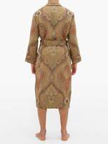Thumbnail for your product : Emma Willis Antique Paisley Wool-jacquard Robe - Multi