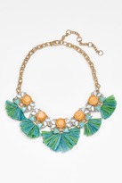 Thumbnail for your product : Lee Angel Lee by Raffia Fringe Statement Necklace