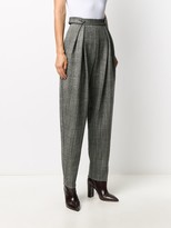 Thumbnail for your product : Alberta Ferretti Pleated Tapered Trousers