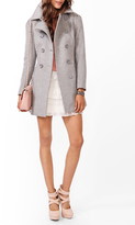 Thumbnail for your product : Forever 21 Contemporary Belted Double-Breasted Coat