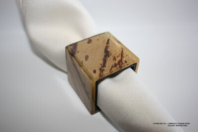 Desti Design Laminated Banana Bark Napkin Ring