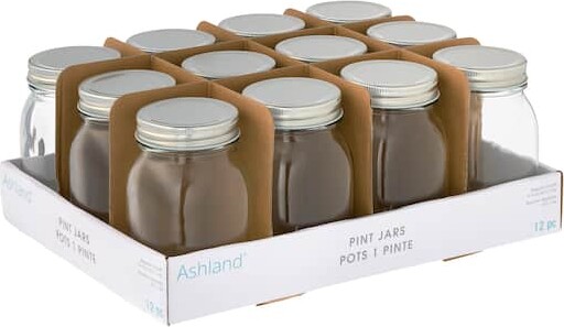 16 oz Glass Jar by Ashland® 12ct.